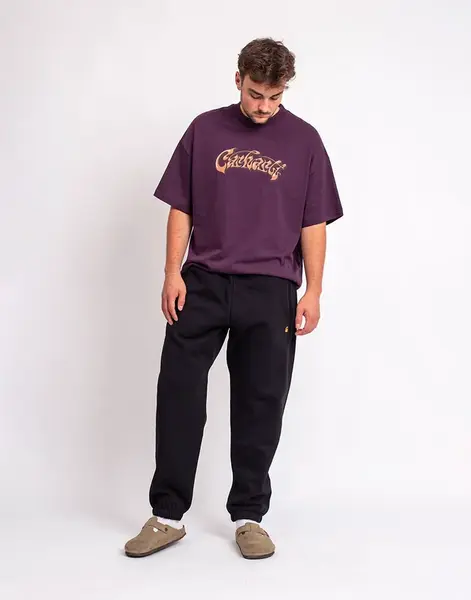Carhartt WIP Chase Sweat Pant Black/Gold L