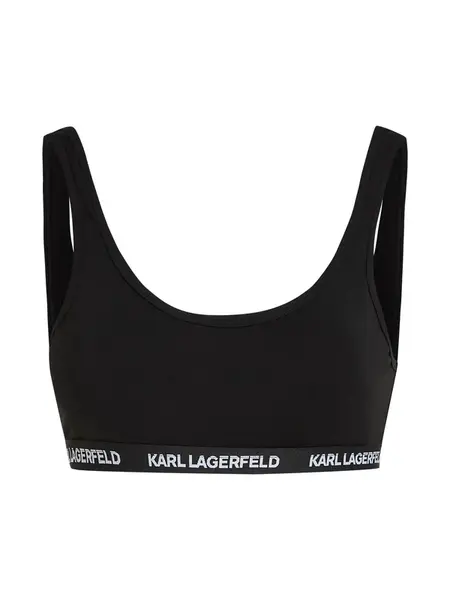 Karl Lagerfeld Podprsenka  čierna / biela