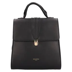 Elegantní dámský batoh Hexagona Nathalia - černá