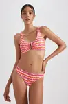 DEFACTO Fall In Love Regular Fit Patterned Bikini Bottom