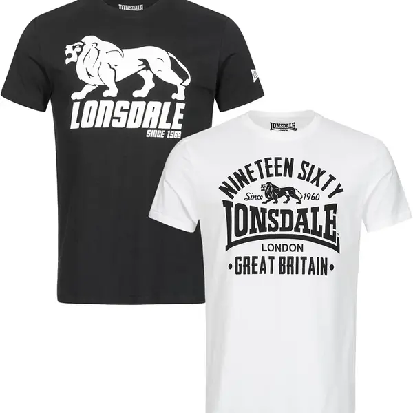 Pánský set Lonsdale 114063-White/Black