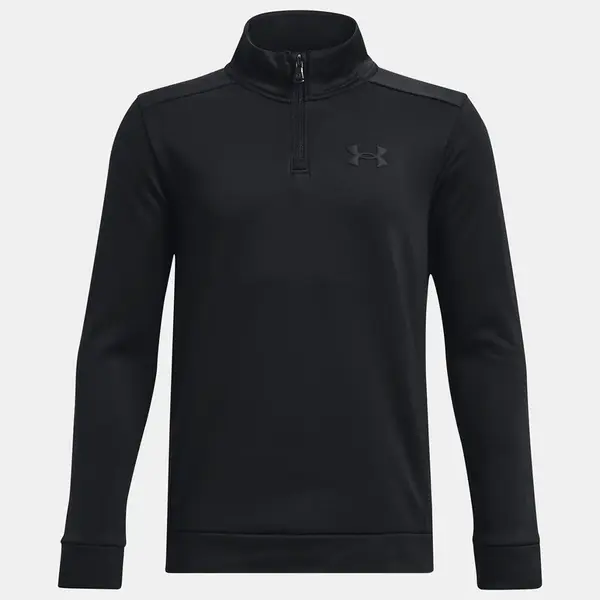 Under Armour Mikina UA Armour Fleece 1/4 Zip-BLK - Kluci
