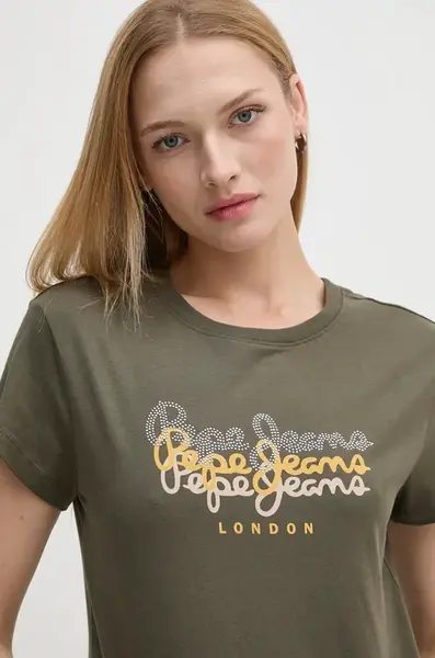 Bavlněné tričko Pepe Jeans GALEY