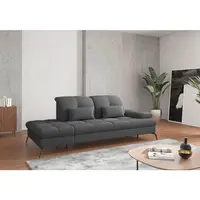 Sit & More LENOŠKA, textil, tmavě šedá