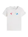 TOMMY HILFIGER Tričko  modrá / sivá melírovaná / ružová / červená