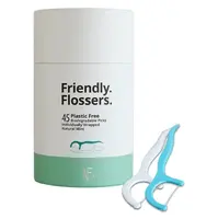 NFco Friendly Flossers Zubní niť s párátkem 45 ks