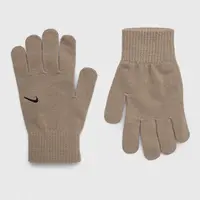 Rukavice Nike Knit Swoosh béžová barva
