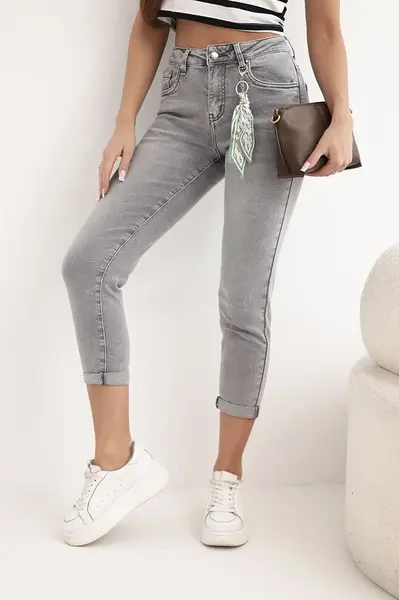 Dámské mom fit džíny s vysokým pasem