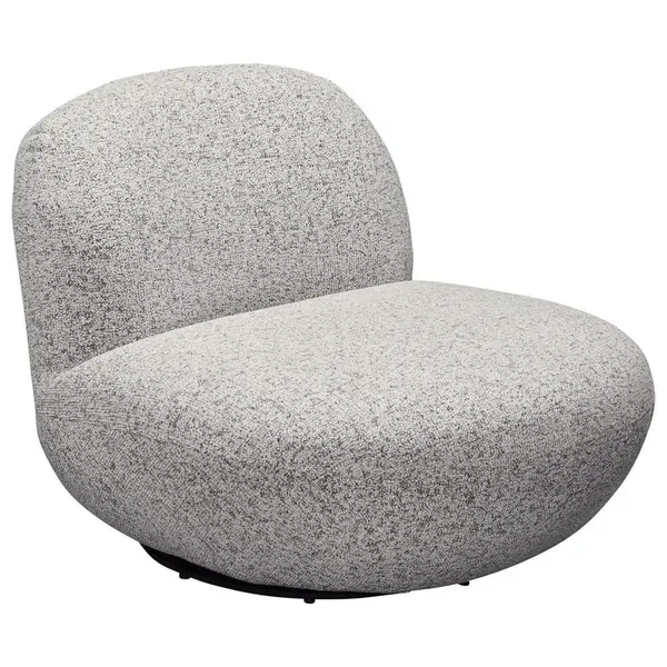 MID.YOU KŘESLO, textil, světle šedá