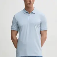 Bavlněné polo tričko BOSS Pallas černá barva, 50468362