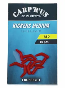 Carp'r'us rovnátko kickers red 10 ks - medium