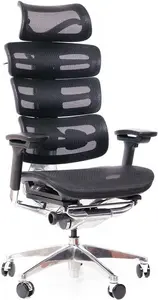 SEGO Ergonomická kancelářská židle TRINITY černá – pro dlouhé sezení 8+ h