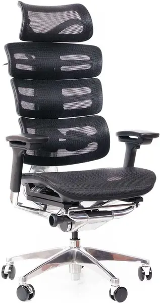 SEGO Ergonomická kancelářská židle TRINITY černá – pro dlouhé sezení 8–12 h