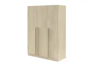 Šatní skříň Braga BR2 - Bez zásuvek Barva korpusu: Dub Cremona, Úchytky: Plastové - základní