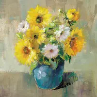 Euroart MALBA NA PLÁTNĚ, zátiší, květiny, 55/55 cm