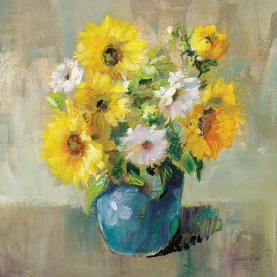 Euroart MALBA NA PLÁTNĚ, zátiší, květiny, 55/55 cm
