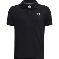Under Armour PERFORMANCE POLO Chlapčenské polo tričko, čierna, veľkosť M