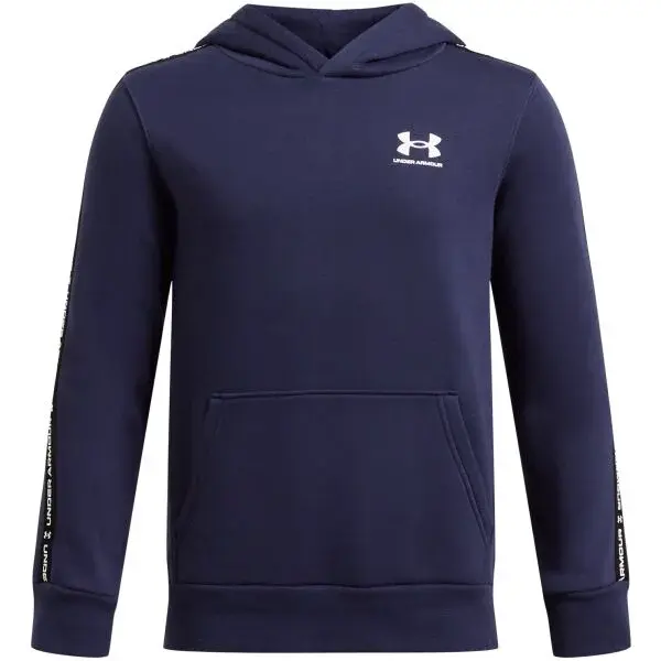 Under Armour ICON FLEECE HOODIE Chlapčenská mikina, tmavo modrá, veľkosť M