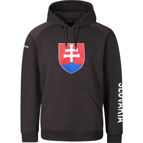 PROGRESS SK HOODY MAN Pánská mikina pro fanoušky, černá, velikost