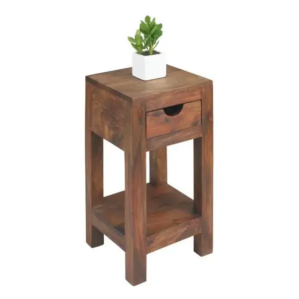 Landscape SLOUP NA KVĚTINY, sheesham, 30/75/30 cm