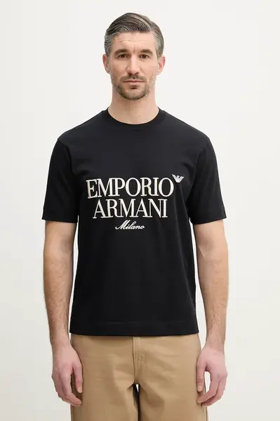 Bavlněné tričko Emporio Armani