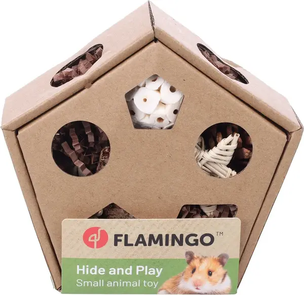 Flamingo Thumper hračka s maškrtami 1 ks