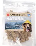 Flamingo Nature Snacks kostky, pamlsek pro psy - treska, krevety 75 g