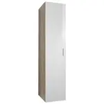 Xora SKŘÍŇ NA ODĚV, bílá, barvy dubu, 50/185/40 cm