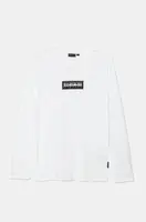 Dětské bavlněné tričko s dlouhým rukávem Napapijri S-CHAMOIS LS