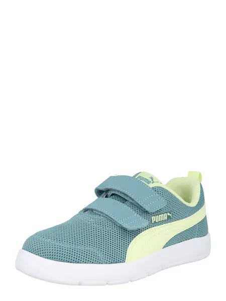 PUMA Tenisky 'Courtflex V3 Mesh PS'  modrá / svetlozelená