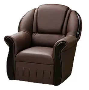 Kreslo lord - hnedá