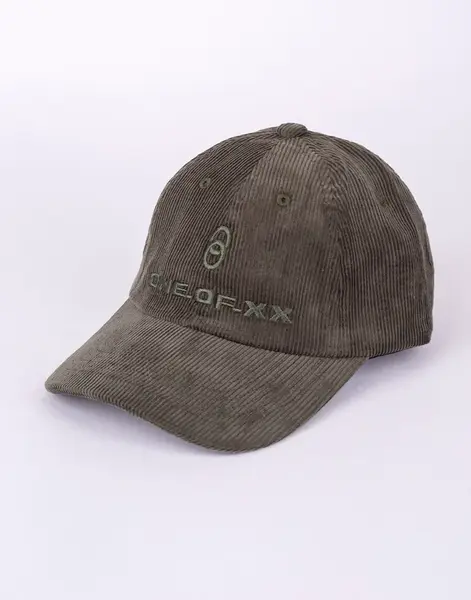 ONE OF XX Cap 4 kaki courduroy