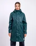 Herschel Supply Long Classic Rain Jacket Women's Dark Sea M