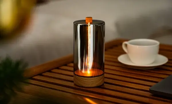 Lampička Solis Drift, více variant - Gingko Varianta: jasan