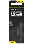 Avid carp montáž outline flecktone qc swivel bag stems - short