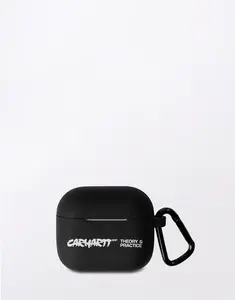 Carhartt WIP Theory and Practice AirPods Case - AirPods 3 Black/White