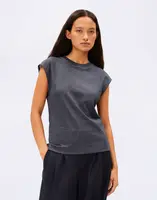 Armedangels Un-wasted Top 3595 steel melange-undyed L