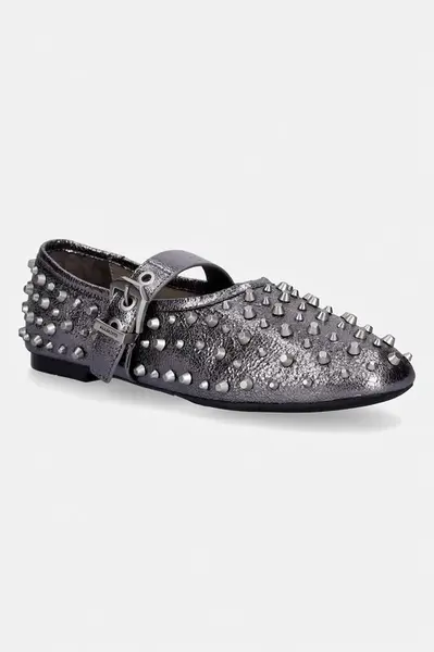 AllSaints  Kožené baleríny  Sabine Stud Shoe