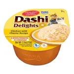 Inaba Cat Dashi Delights mokré krmivo pro kočky - kuře, sýr 70 g
