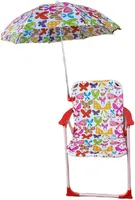 BHome Dětská campingová židlička Motýlci