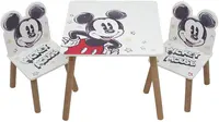 BHome Dětský stůl s židlemi MICKEY MOUSE