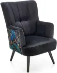HALMAR Křeslo PAGONI černé