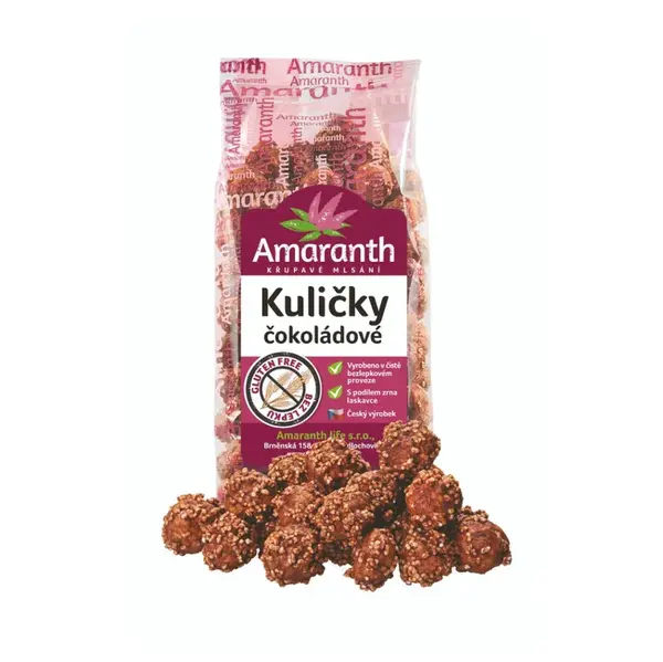 AMARANTH Kuličky čokoládové 100 g