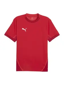 PUMA Funkčné tričko  červená / šedobiela