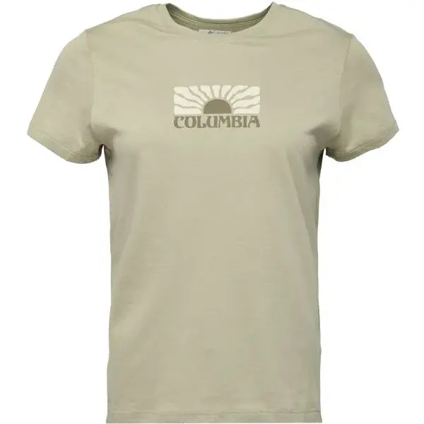 Columbia RUBY SPRINGS GRAPHIC FITTED SS Dámské tričko, zelená, velikost