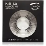 MUA Makeup Academy Lashes Volume Impact umelé mihalnice typ #110 1 pár
