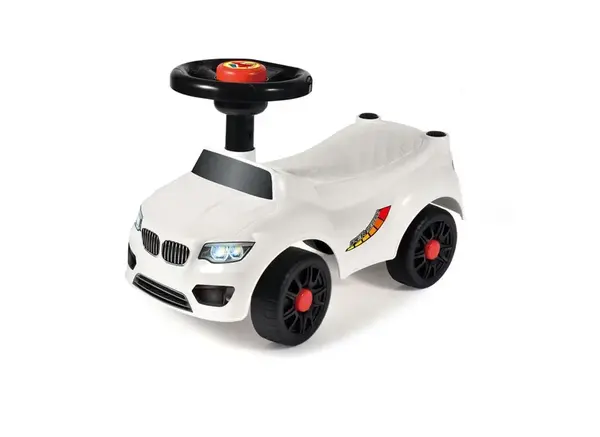 Odrážadlo bez operadla biele 50x21,5x33cm