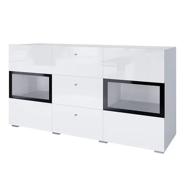 Komoda Baros 26  2d3s Biela