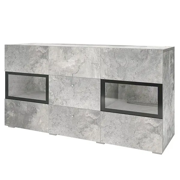 Komoda Baros 26  2d3d Svetlý betón