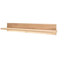 Linea Natura NÁSTĚNNÁ POLICE, trámový dub, dub bianco, 154/24/25 cm